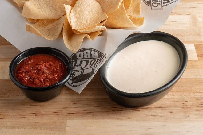 Order Chips and Queso food online from Ribcrib Bbq store, Durant on bringmethat.com