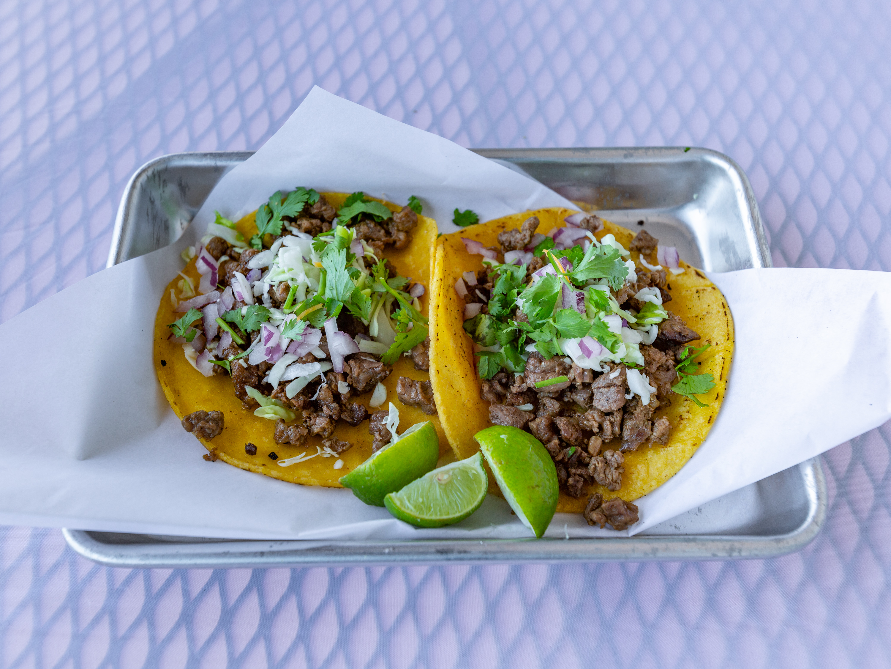 Order Carne Asada Street Taco food online from Rollies Mexican Patio store, Tucson on bringmethat.com