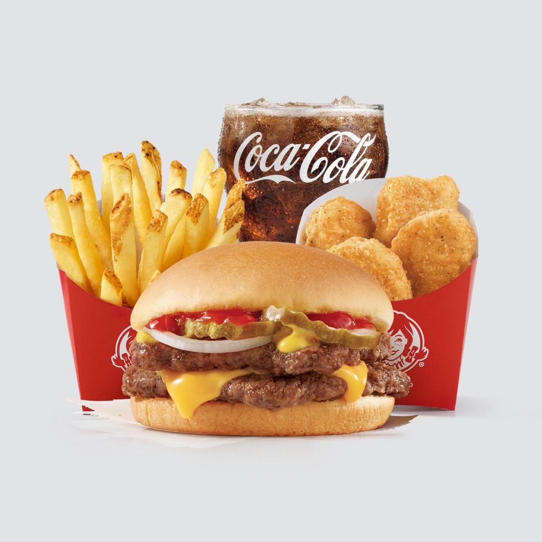 Order Double Stack™ Sandwich – 4 for $4 Meal  food online from Wendy's store, Conyers on bringmethat.com