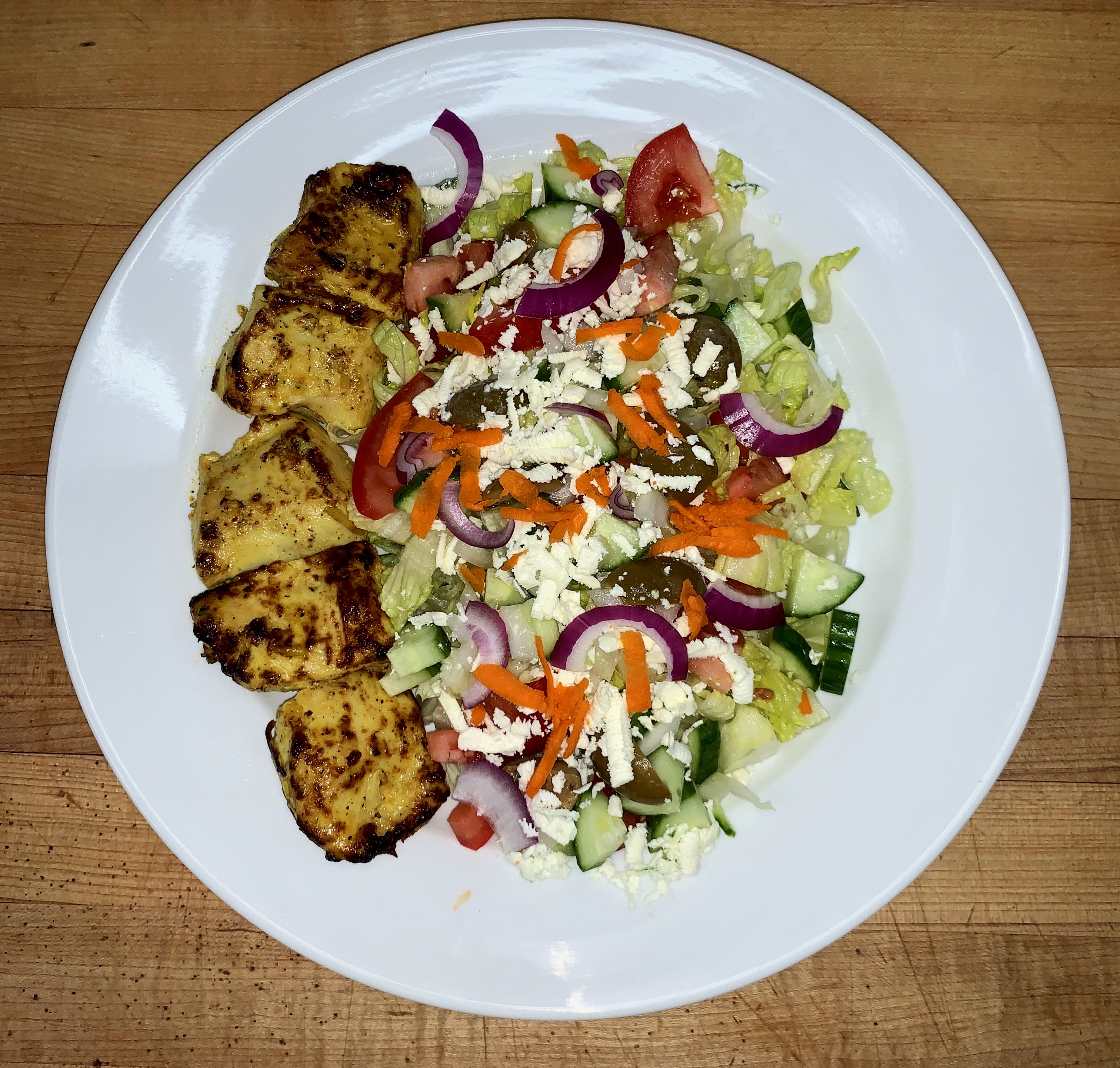 Order Chicken Kebab Entree food online from Tasty Grill To Go store, Kensington on bringmethat.com