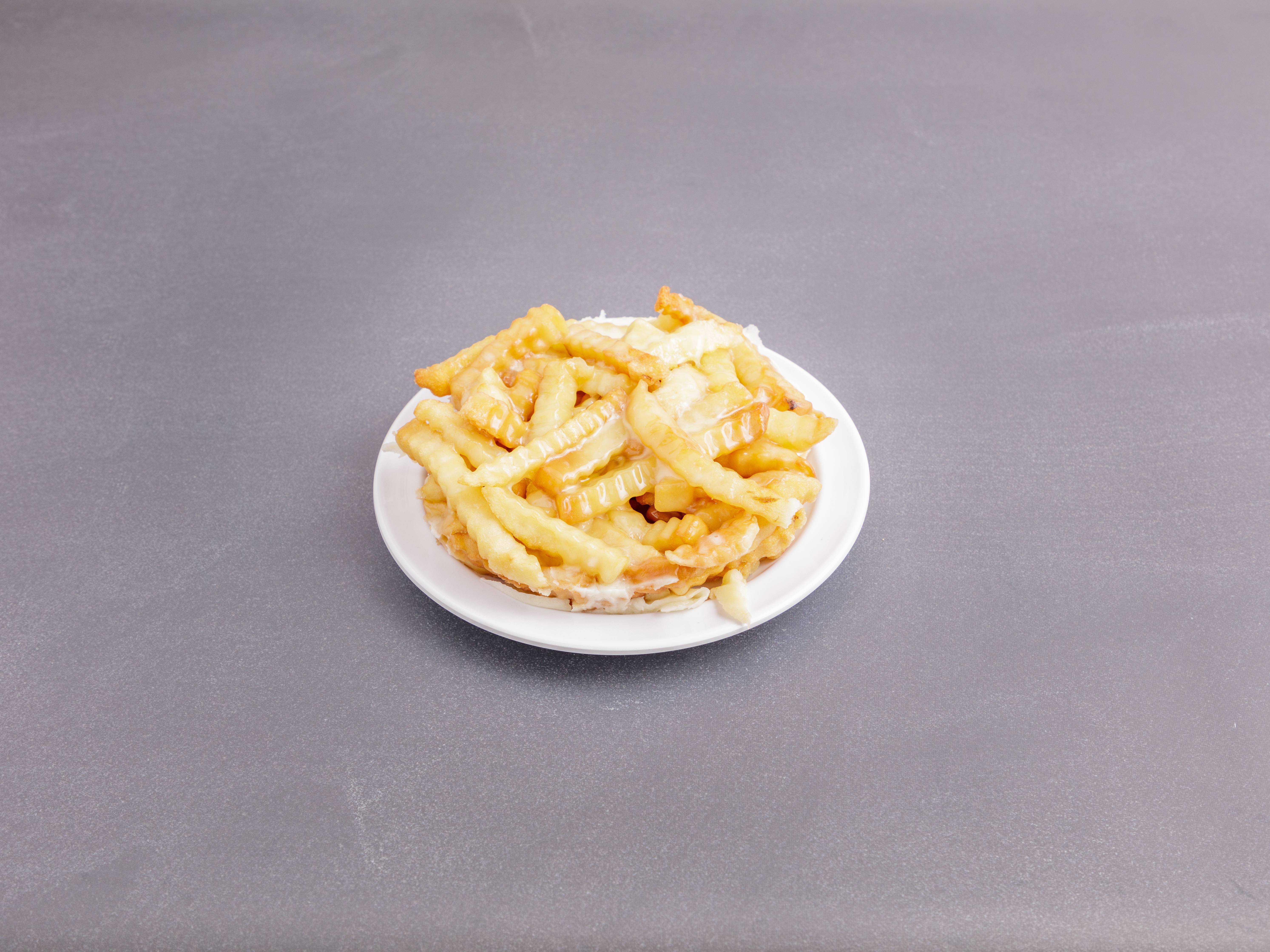 Order French Fries with Cheese food online from Rosa Pizza store, Ewing on bringmethat.com