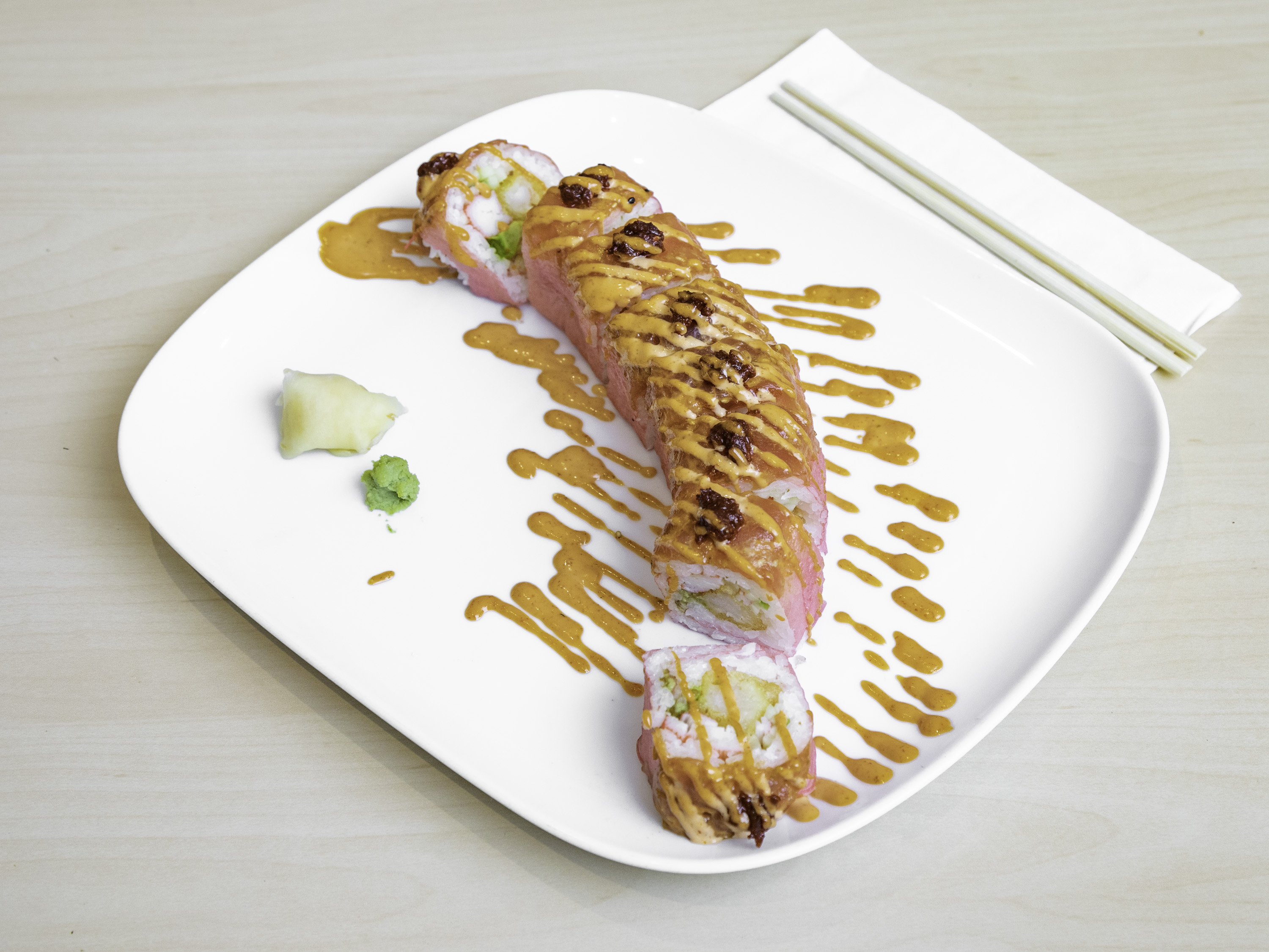 Order Kamikaze Roll food online from Shiroi Sushi store, Glenview on bringmethat.com