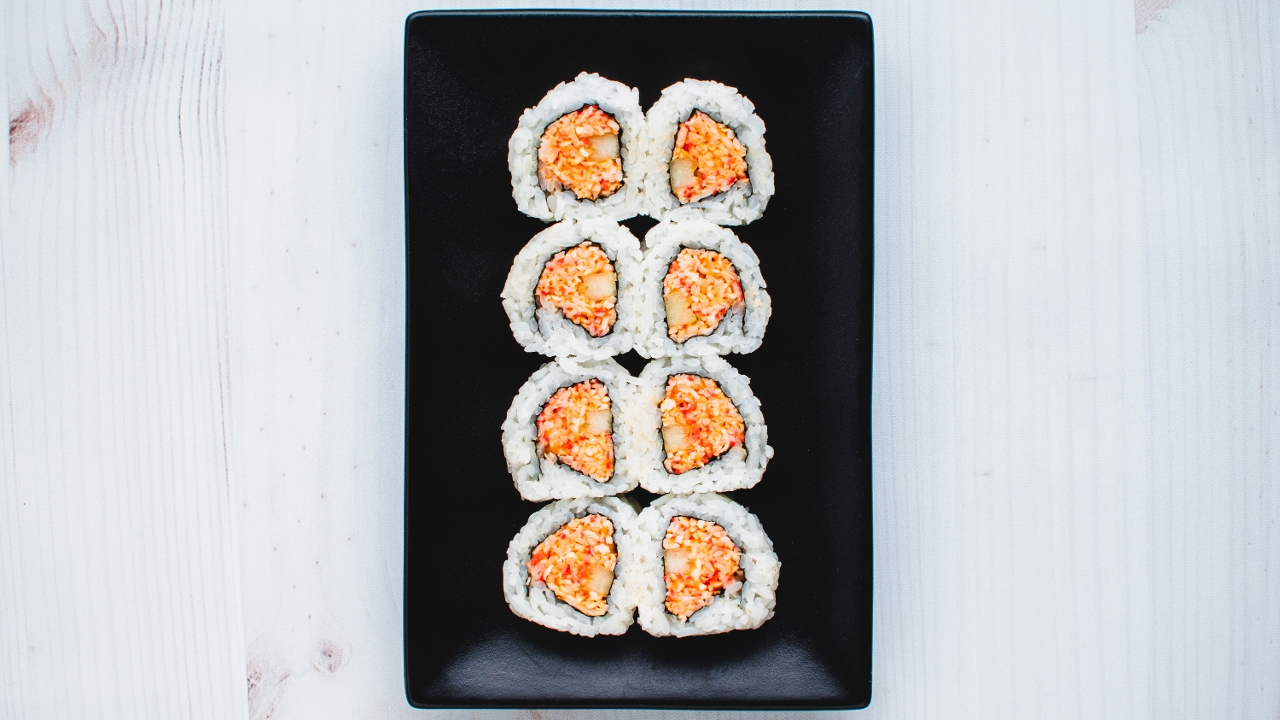 Order Spicy Crab Roll food online from Bento & Noodles store, Chula Vista on bringmethat.com