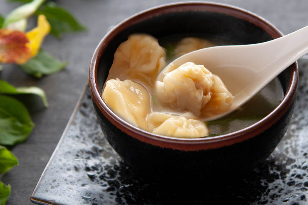Order Homemade Shrimp Dumpling Soup food online from Kumo Sushi Hibachi & Lounge store, Bay Shore on bringmethat.com