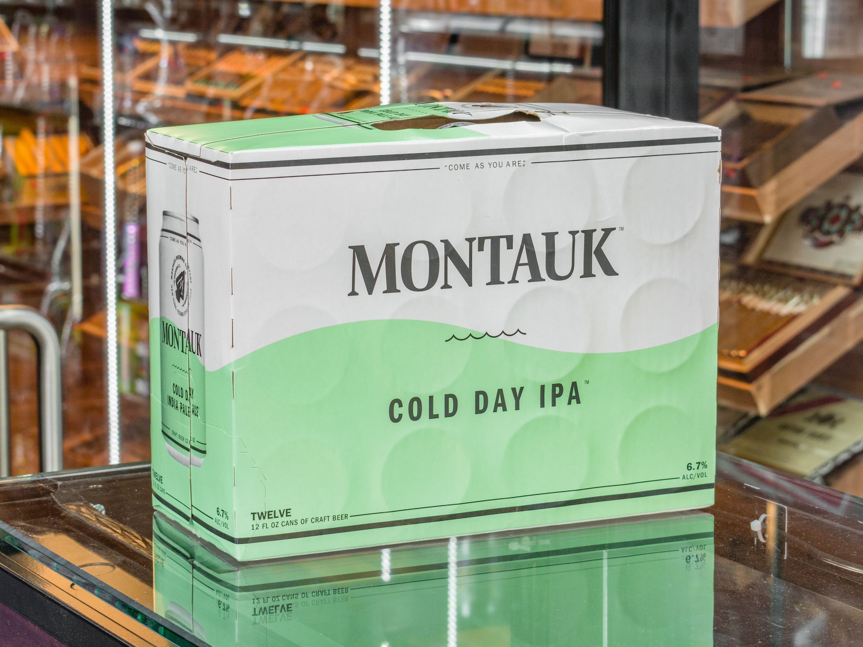 Order Montauk cold day 12 pk/12oz can food online from ELITE CIGARS AND CONVENIENCE INC store, Lindenhurst on bringmethat.com