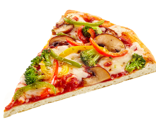 Order Slice of X-Large Veggie Pizza food online from The Hot Italian store, San Francisco on bringmethat.com