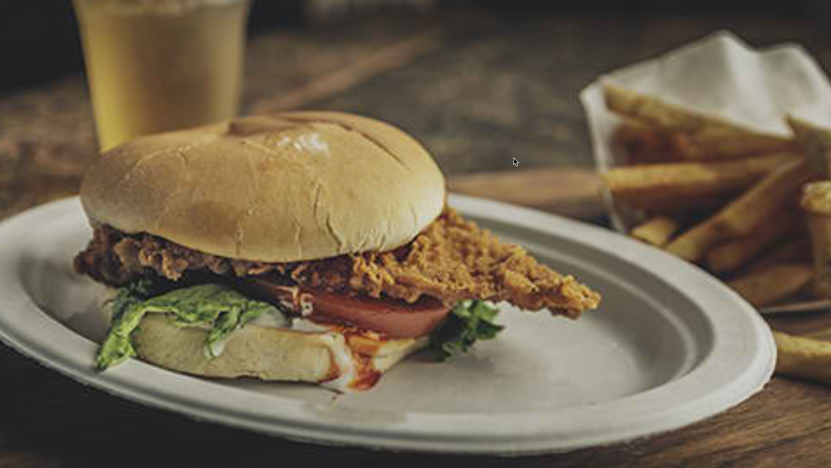 Order Buffalo Ranch Chicken Burger food online from Dixie Chicken store, College Station on bringmethat.com