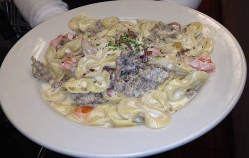 Order Creamy Sausage Pasta food online from Jj Twig Pizza & Pub store, St. Louis on bringmethat.com