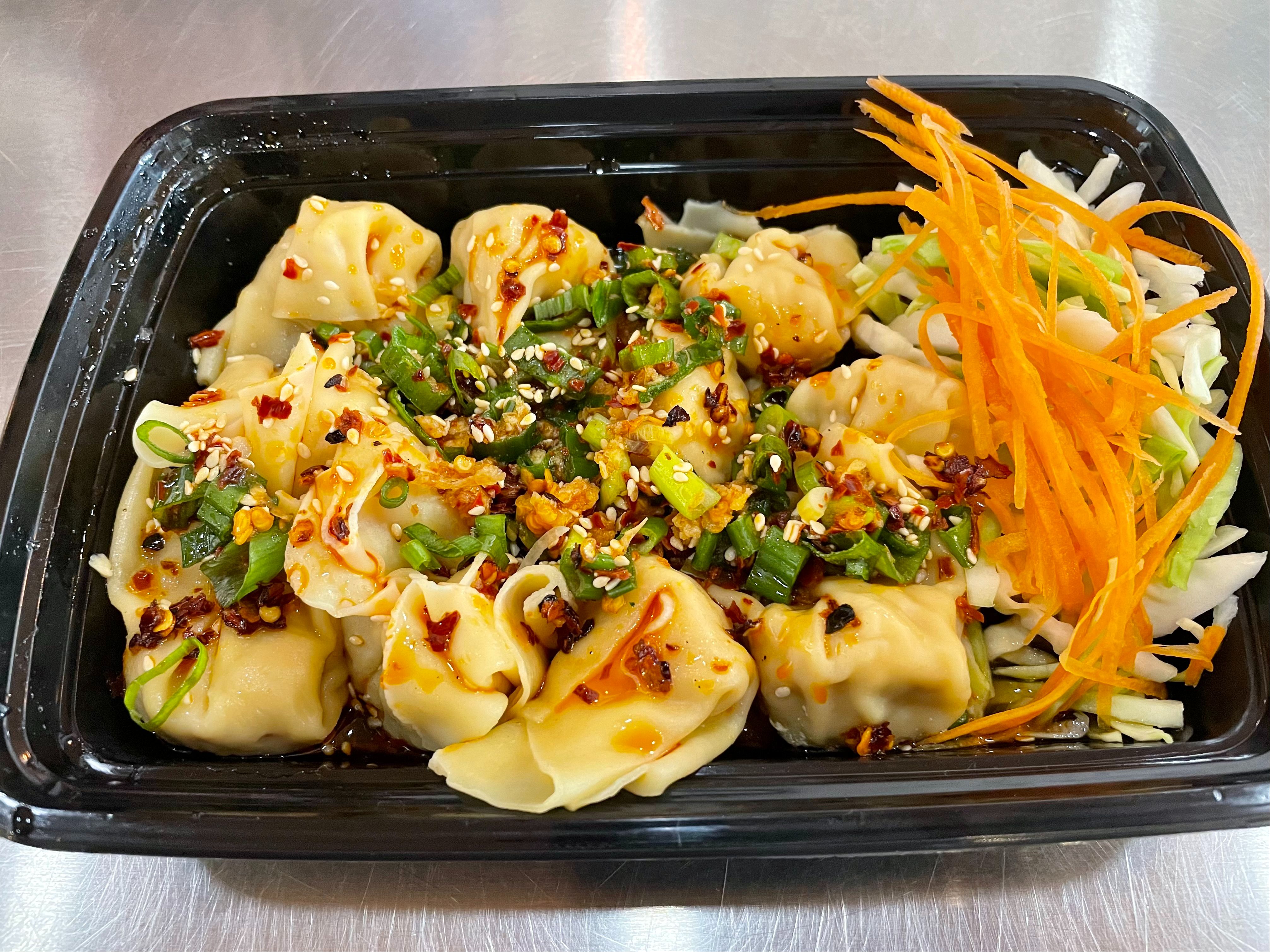 Order Chili Wontons food online from Coconut Girl Kitchen store, San Diego on bringmethat.com