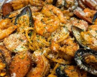 Order Seafood Pasta  food online from Tasty Crab House store, Myrtle Beach on bringmethat.com