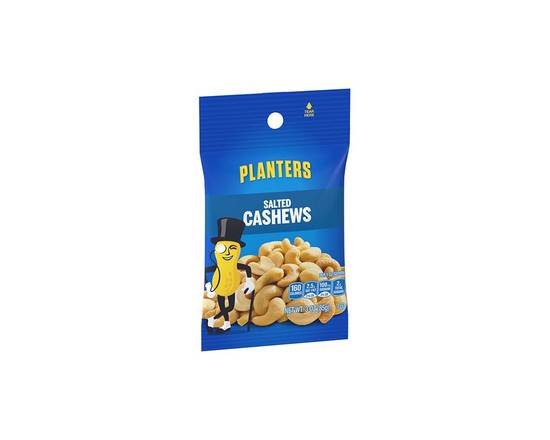 Order Planters Salted Cashews 3oz food online from Extra Mile 2004 store, Garden Grove on bringmethat.com