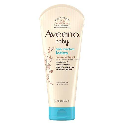 Order Aveeno Baby Lotion with Colloidal Oatmeal Fragrance-Free - 8.0 oz food online from Walgreens store, Bridgehampton on bringmethat.com