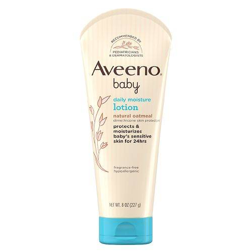 Order Aveeno Baby Lotion with Colloidal Oatmeal Fragrance-Free - 8.0 oz food online from Walgreens store, FAIRBANKS on bringmethat.com