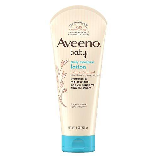 Order Aveeno Baby Lotion with Colloidal Oatmeal Fragrance-Free - 8.0 oz food online from Walgreens store, Brentwood on bringmethat.com