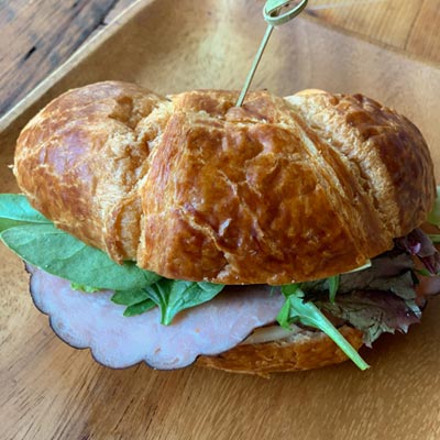 Order Ham and Cheese Croissant food online from Cafe Peanut store, Jersey City on bringmethat.com