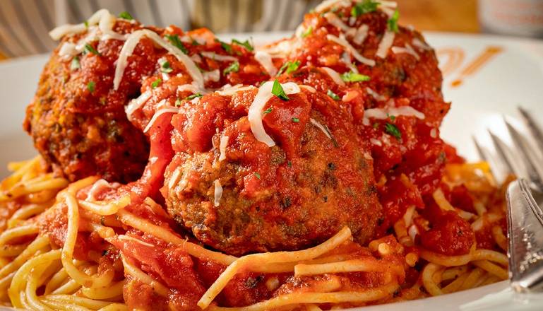 Order Spaghetti & Meatballs food online from Bravo! Italian Kitchen store, Des Peres on bringmethat.com