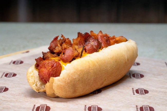Order Bacon Cheese Dog food online from 30 Burgers store, Linden on bringmethat.com
