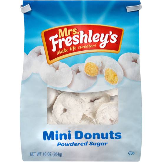Order Mrs. Freshley's Powdered Sugar Mini Donuts food online from Fastbreak Convenience Store store, Jackson County on bringmethat.com
