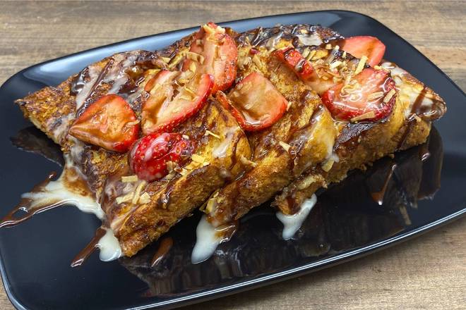 Order Petit Sweet Vegan French Toast food online from Seven Mile Cafe store, Denton on bringmethat.com