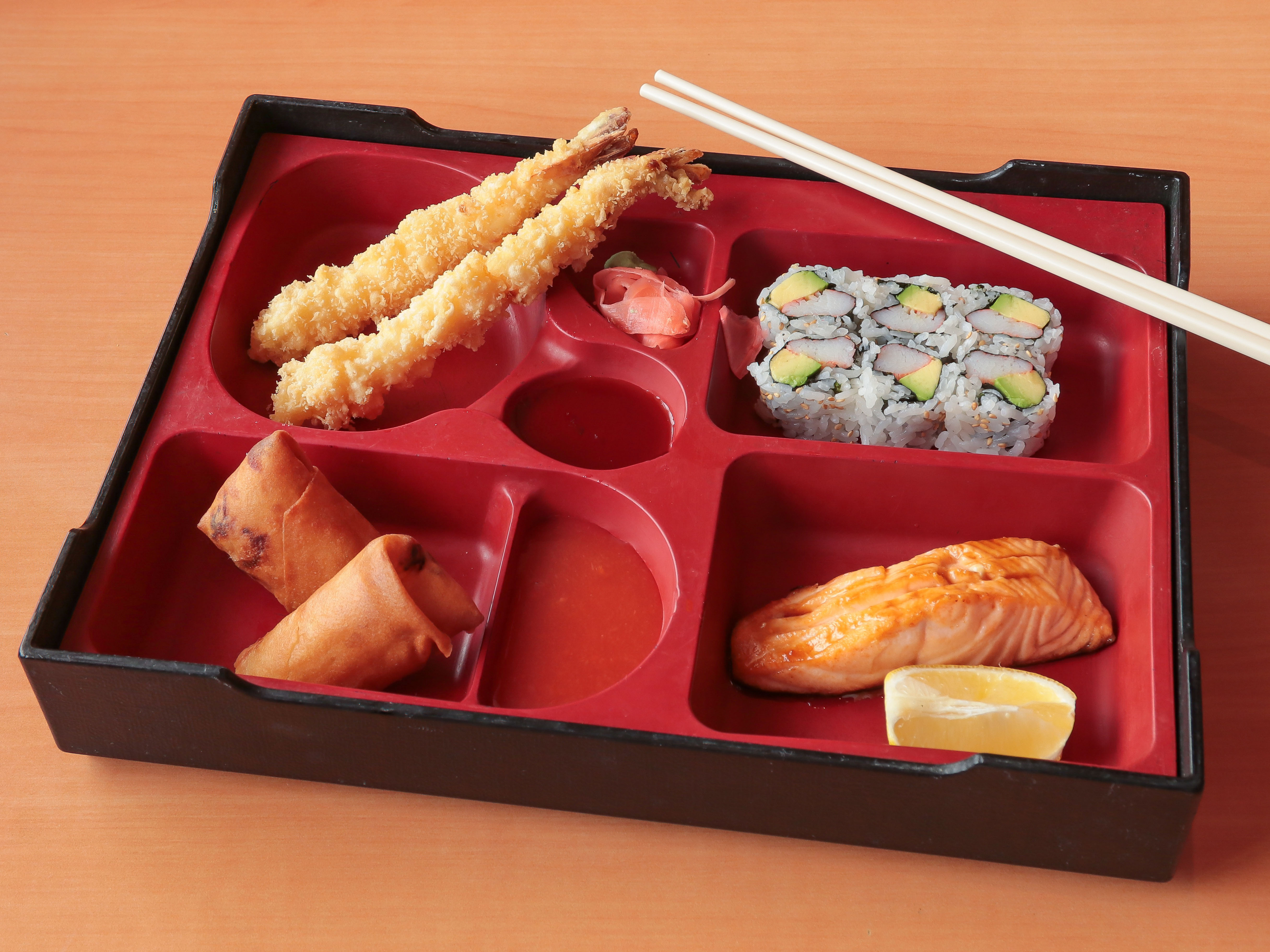 Order Pacific Bento Box food online from Blue Pacific Sushi Grill store, Lancaster on bringmethat.com
