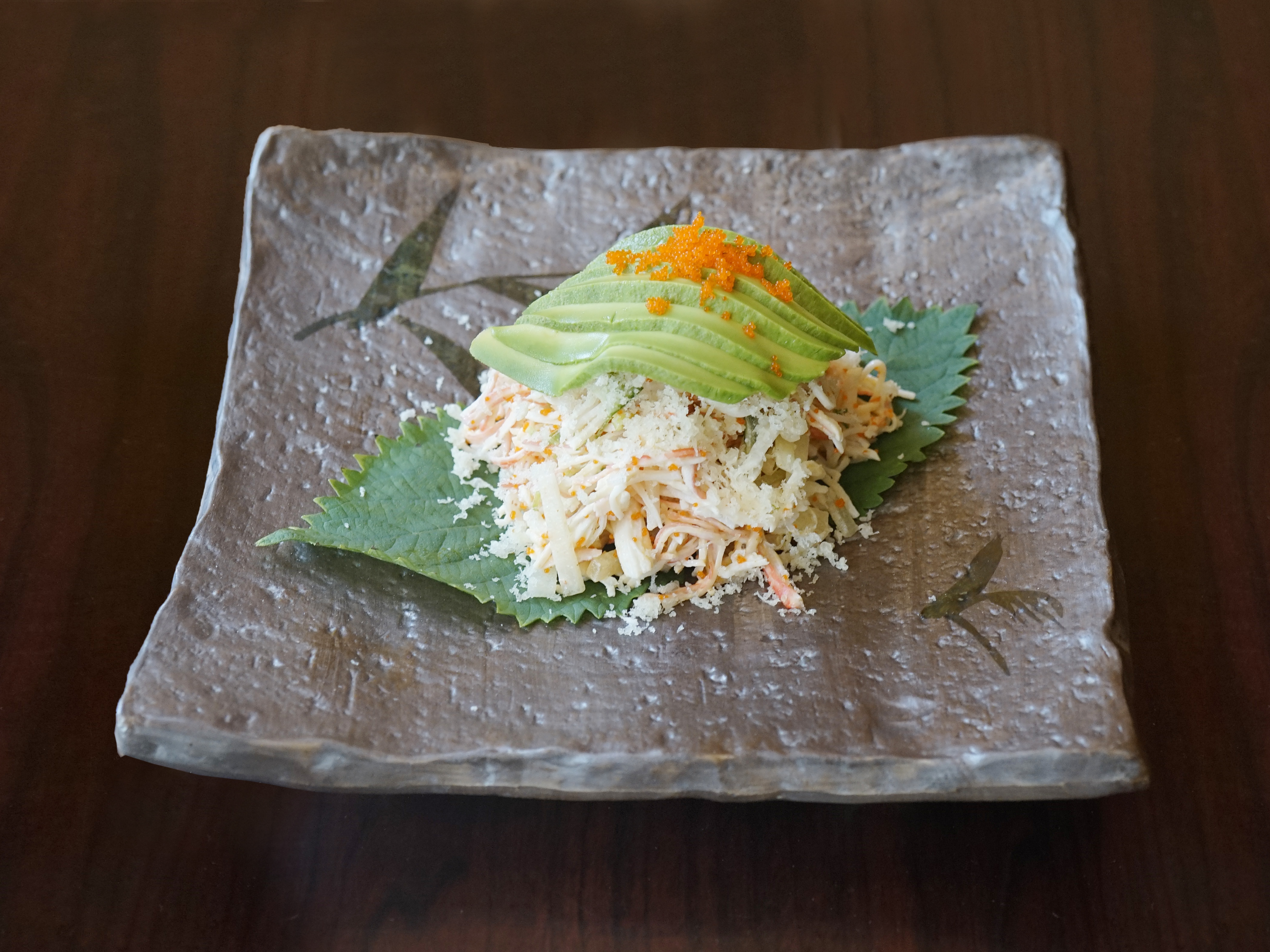 Order 14b. Snow Crab Salad food online from Yummy sushi store, New York on bringmethat.com