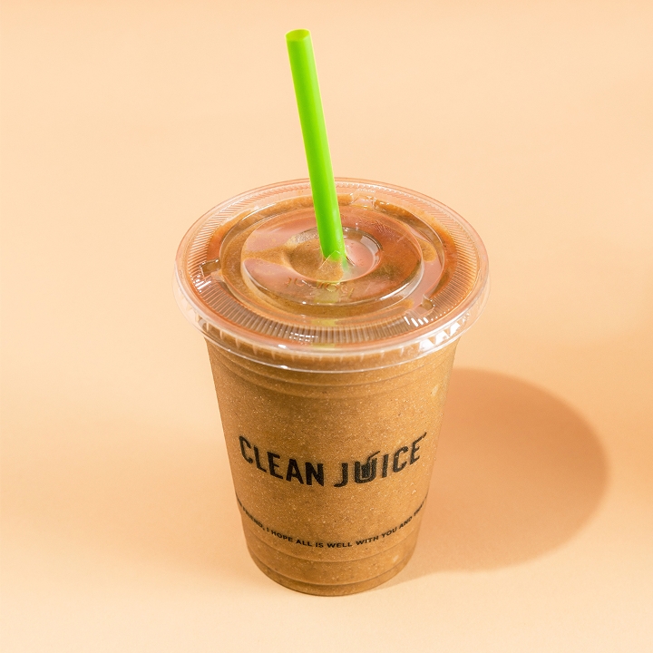 Order The Pumpkin One + Cold-Brew 16 oz food online from Clean Juice store, Nashville on bringmethat.com