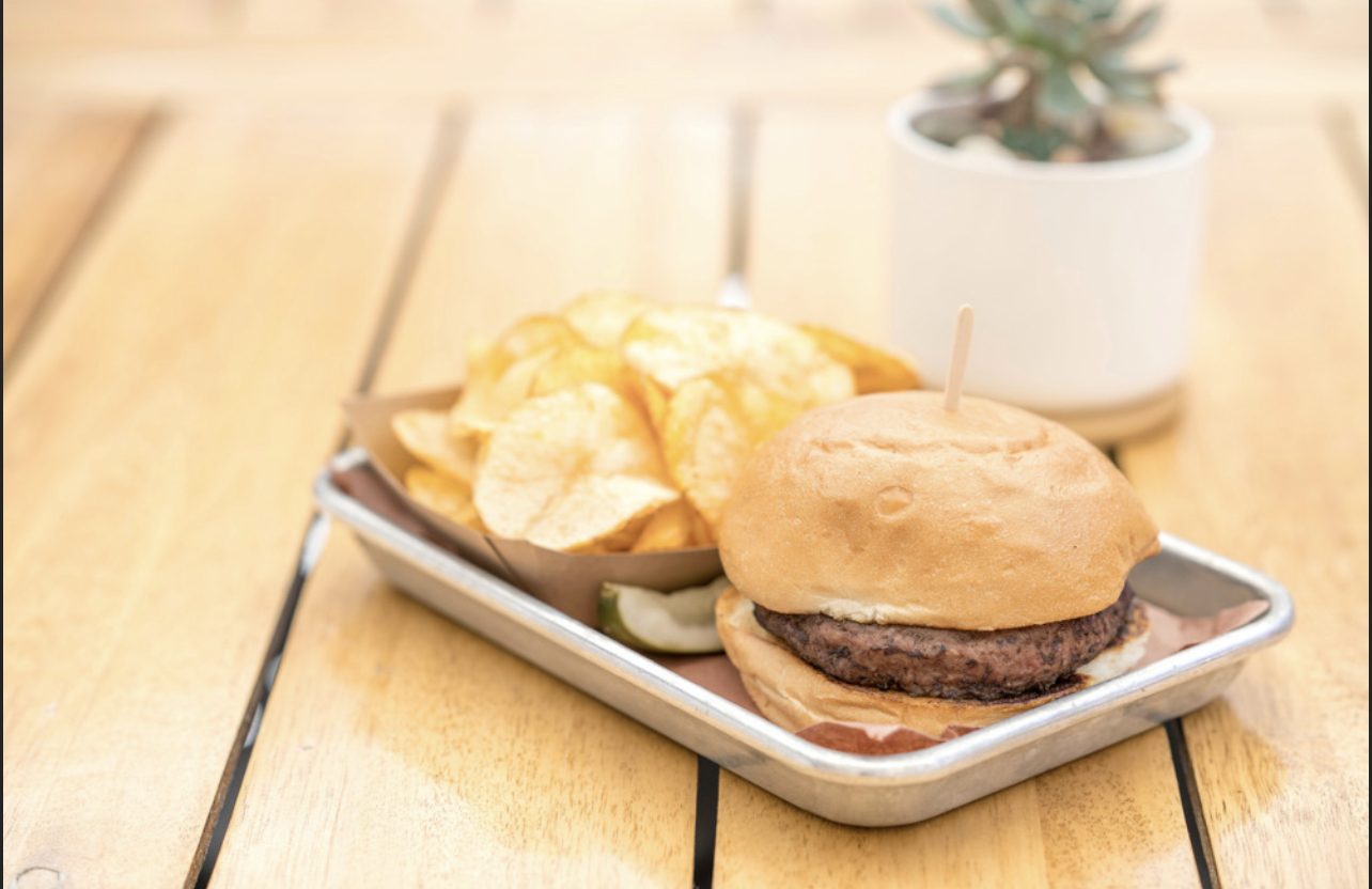 Order Half Pound Plain Kid Burger food online from Jeffry Wine Country Bbq store, Paso Robles on bringmethat.com