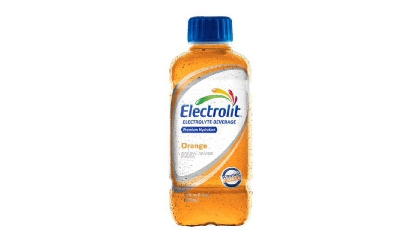 Order Electrolit Electrolyte Beverage Orange 21oz Bottle food online from Dimension Liquor store, Lake Forest on bringmethat.com