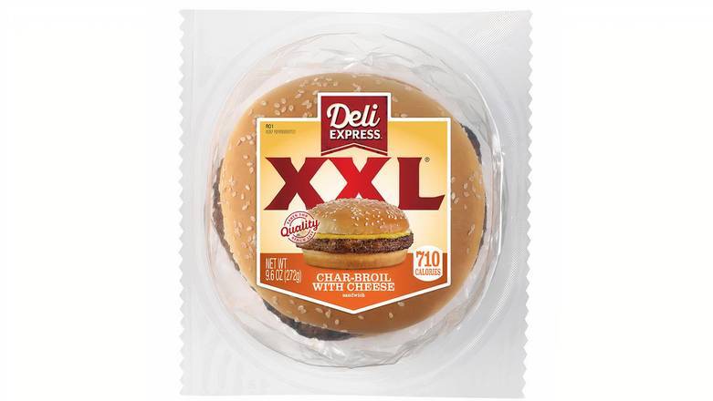 Order Deli Express XXL Char-Broil Beef Patty with Cheese Sandwich food online from Mac On 4th store, Alton on bringmethat.com