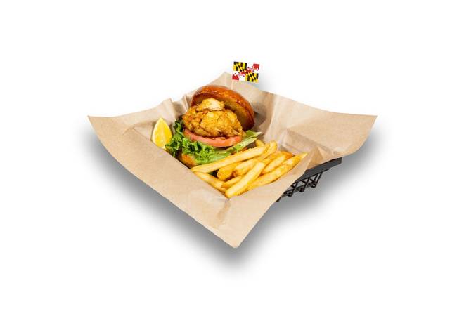 Order Maryland Crab Cake Sandwich food online from The Greene Turtle  store, Gambrills on bringmethat.com