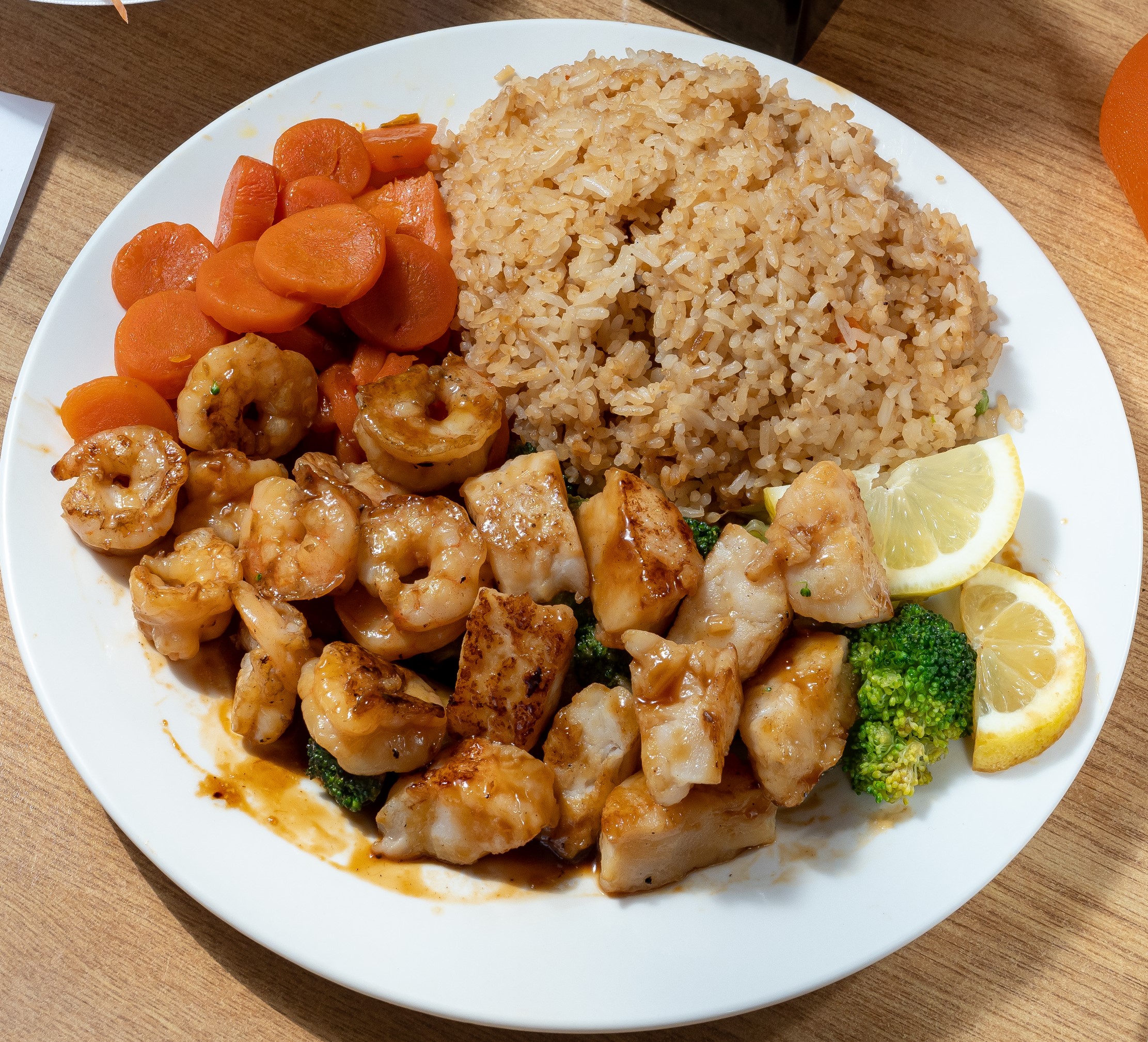 Order 16. Shrimp and Scallops Combo food online from Tokyo Grill Express store, Greer on bringmethat.com