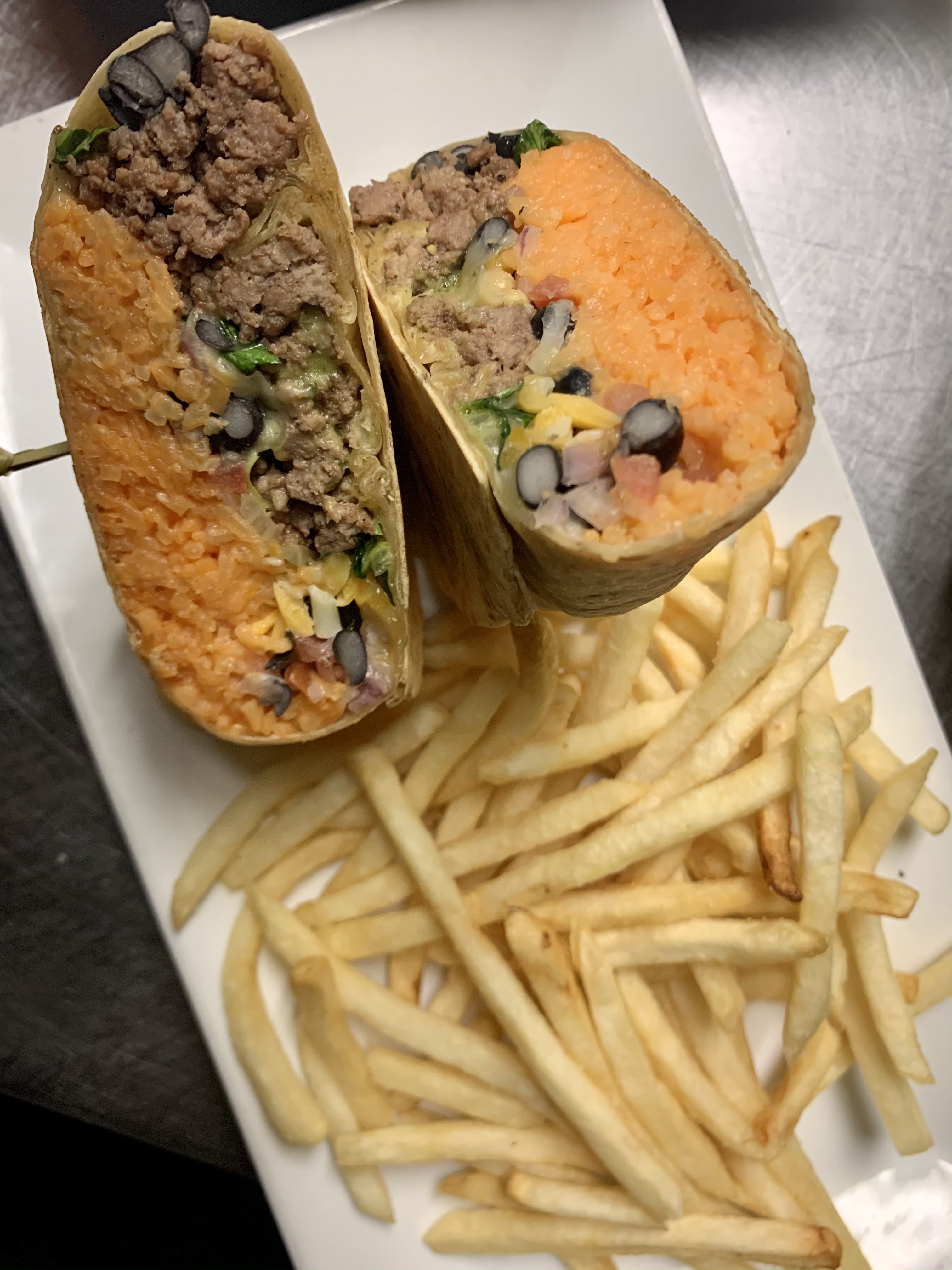 Order Papa Oso Burrito food online from Home Base Bistro store, New York on bringmethat.com