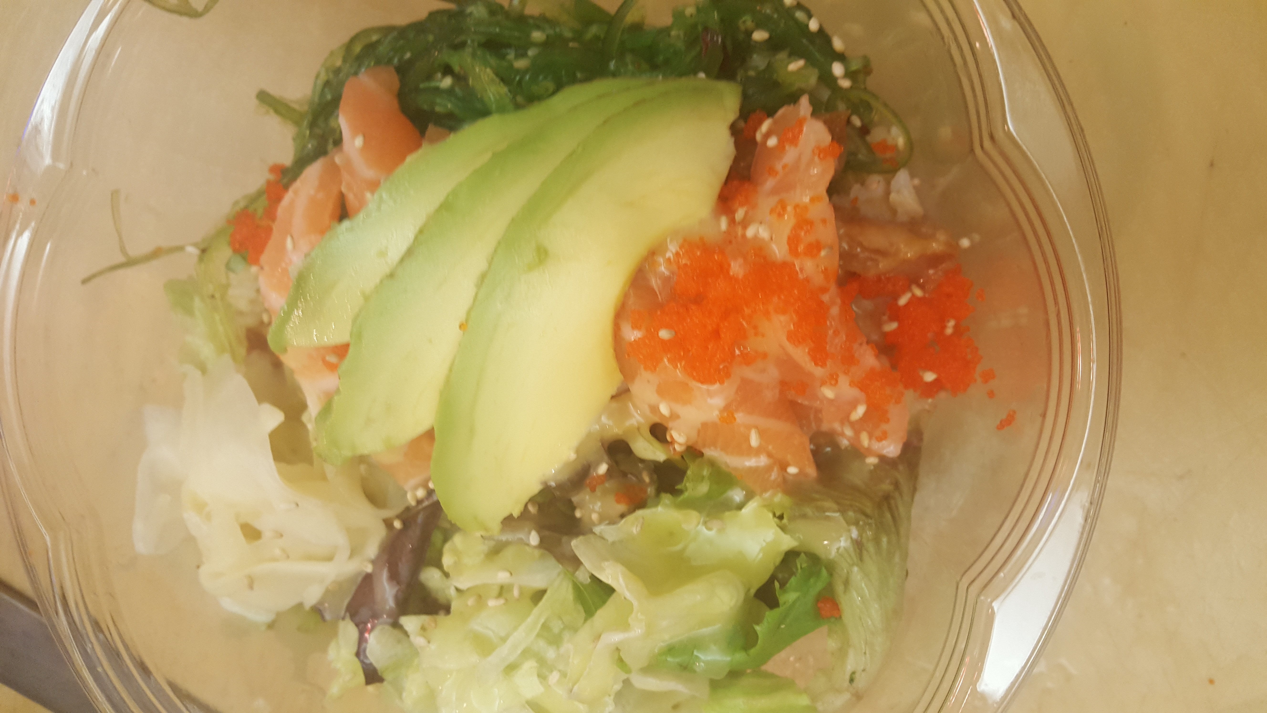 Order Shoyu Salmon Poke Bowl food online from A Canaan Sushi store, New York on bringmethat.com