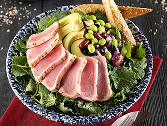 Order Seared Tuna & Avocado Salad - Salad food online from Pats Select Pizza | Grill store, Gloucester on bringmethat.com