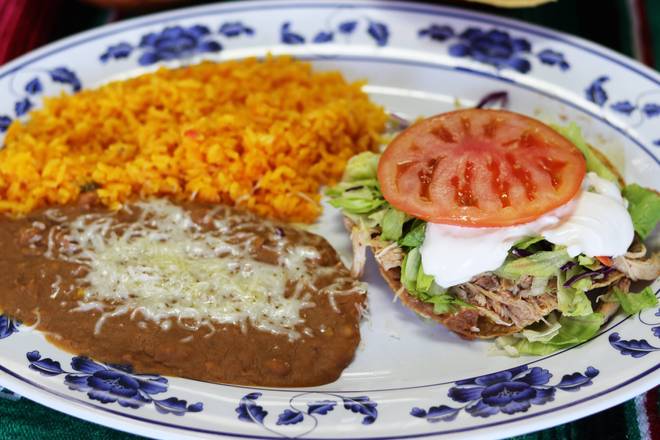 Order Tostada Combo food online from Tequila Taqueria store, Livermore on bringmethat.com