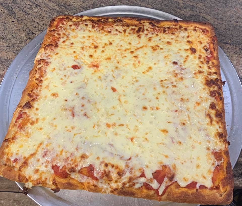 Order Sicilian Cheese Pizza - 12 Slices food online from Bonbino's Pizza store, Oceanside on bringmethat.com