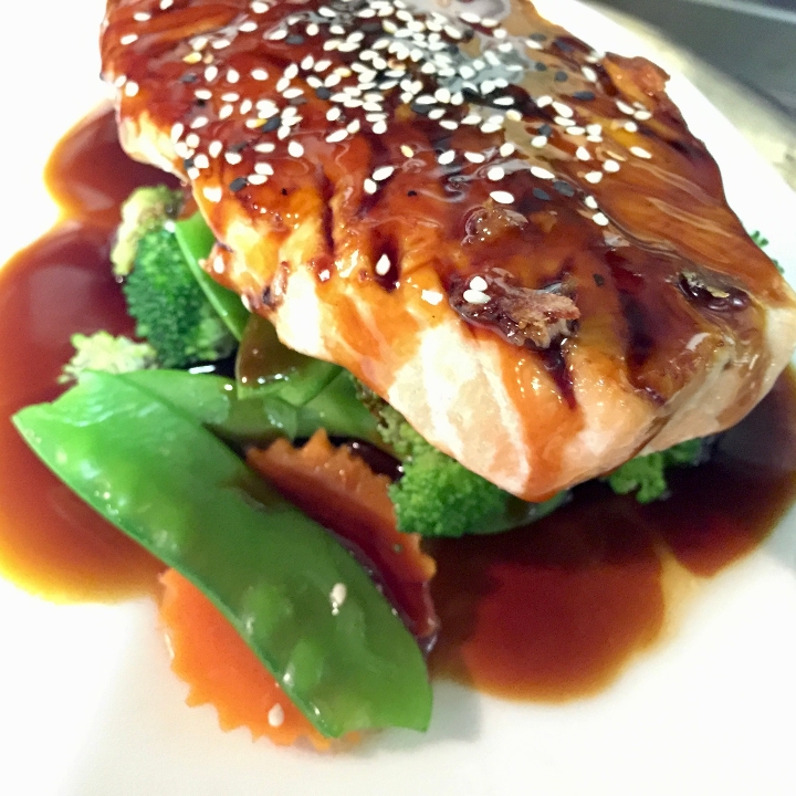 Order Salmon Teriyaki food online from Indie Cafe store, Chicago on bringmethat.com