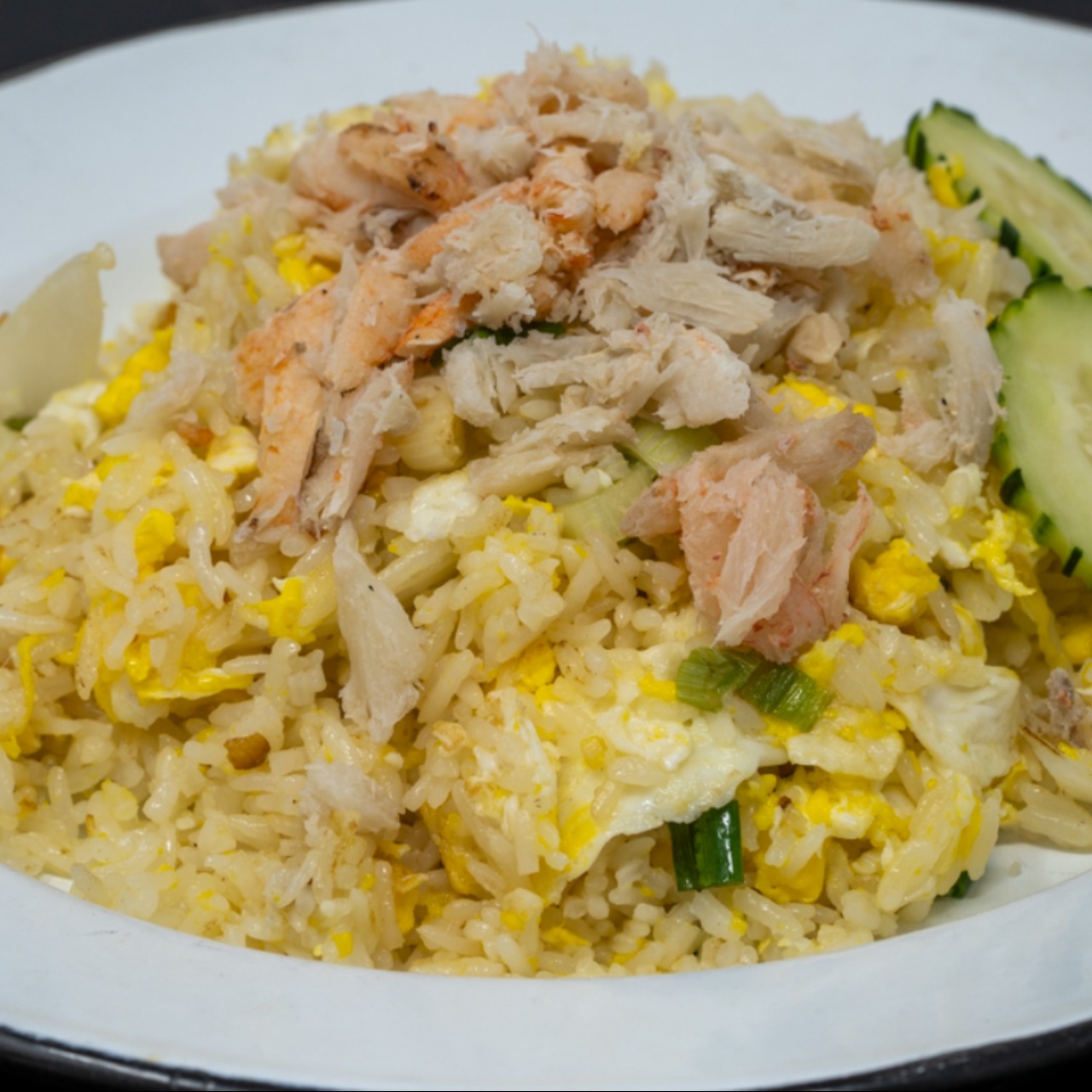 Order 39. Crab Meat Fried Rice food online from Chabaa Thai Cuisine store, San Francisco on bringmethat.com