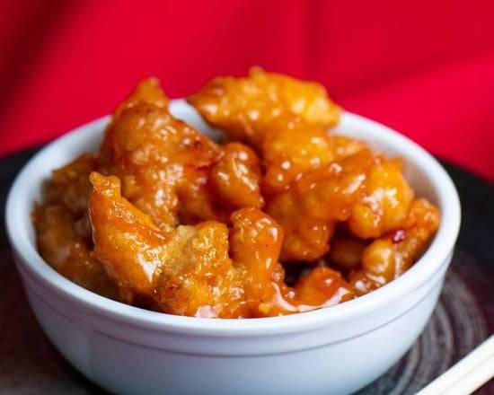 Order Orange Chicken food online from Little Chef Chinese Takeout @Aztec Food Hub store, San Diego on bringmethat.com