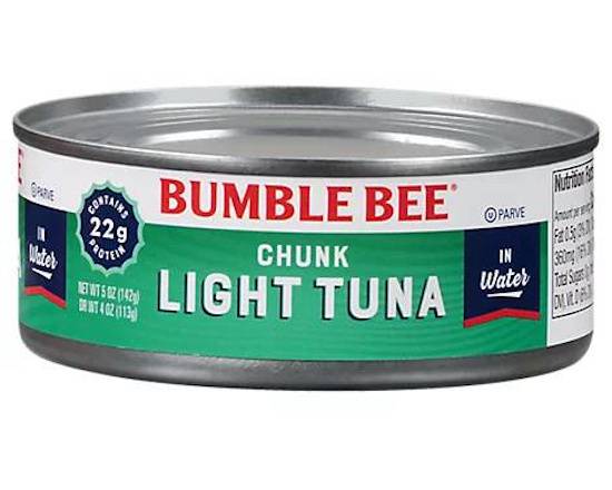 Order Bumble Bee Chunk Light Tuna with Water (5 oz) food online from Atlantis Fresh Market #509 store, Old Saybrook on bringmethat.com