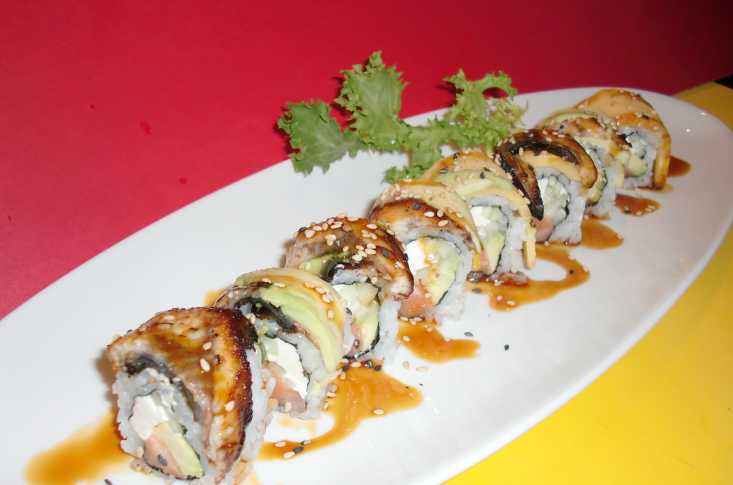Order 81. Tiger Roll food online from Tokyo Japanese & Chinese Restaurant store, Tampa on bringmethat.com
