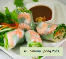 Order A1. Shrimp Spring Rolls food online from Pho Binh store, Houston on bringmethat.com