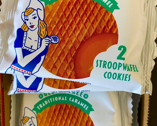 Order Gluten Free Traditional Carmel Stroopwafels (4 pcs) food online from The Sugar box store, Apache Junction on bringmethat.com