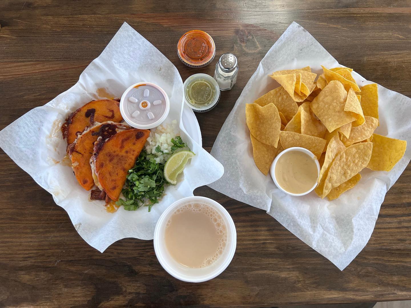 Order Chips & Queso  food online from Papis Tacos And More store, Radcliff on bringmethat.com