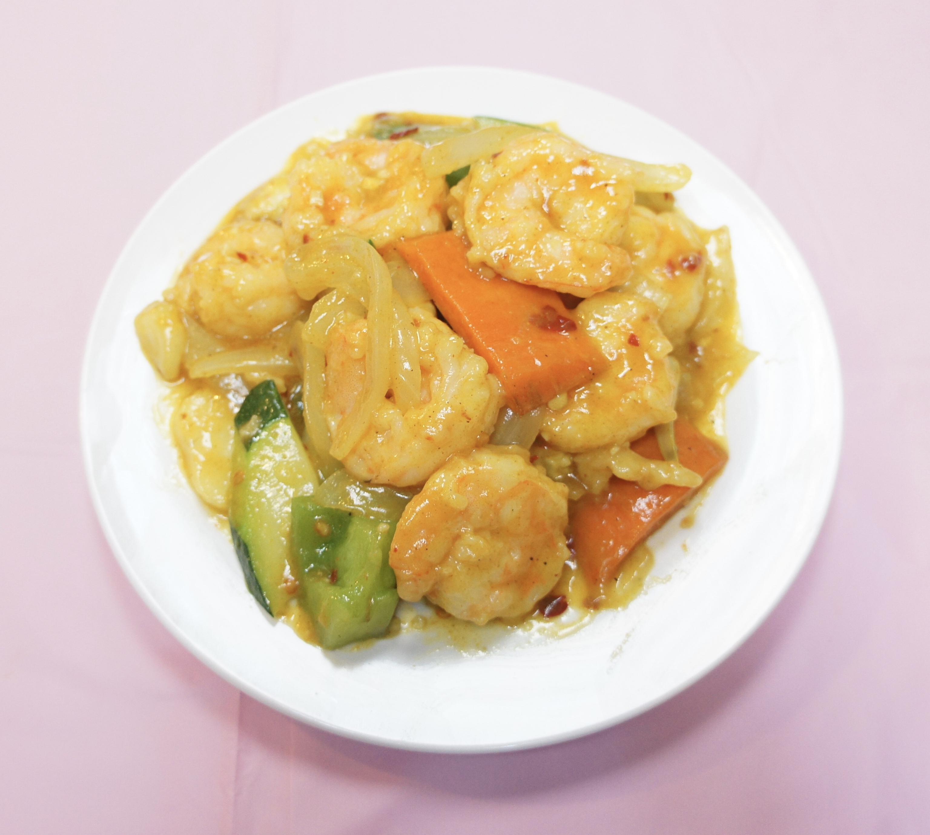 Order   C14. Curry Shrimp (spicy) food online from Zhengs China Express store, Randallstown on bringmethat.com