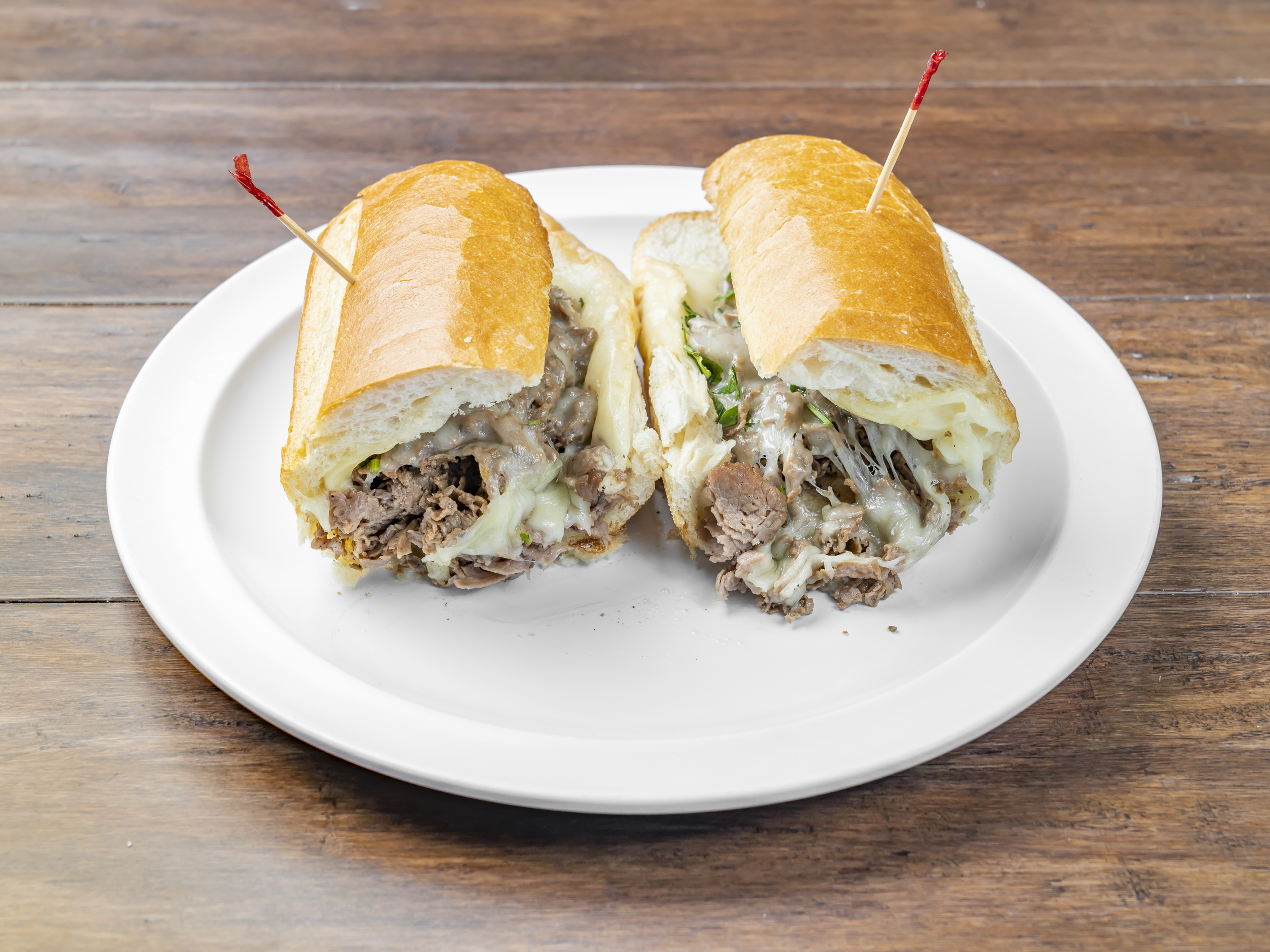 Order Philly Cheesesteak with Mozzarella Wedge food online from Westover Pizza store, Stamford on bringmethat.com