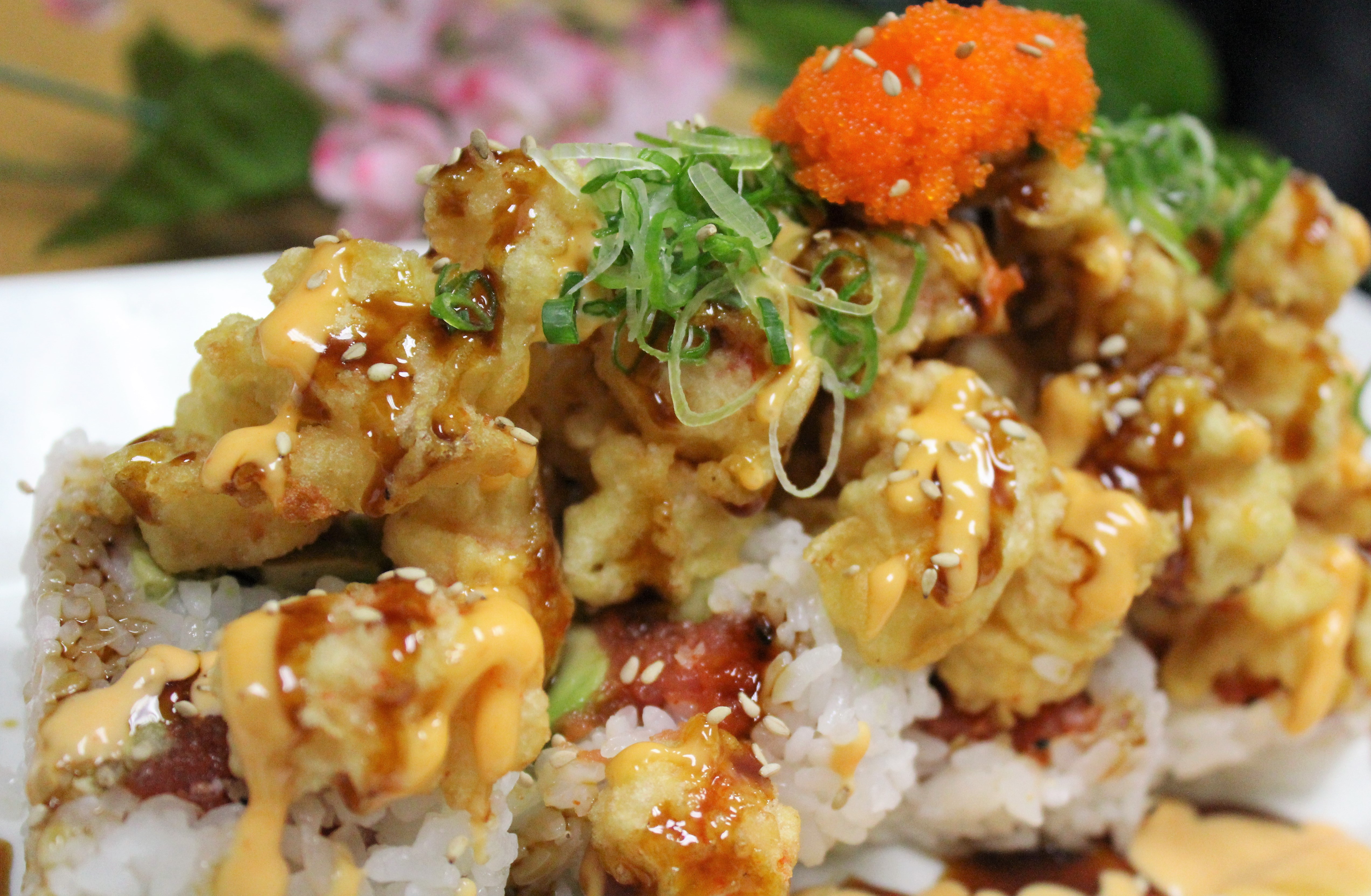 Order Popcorn Crawfish Roll food online from Cafe De Thai & Sushi store, Oceanside on bringmethat.com