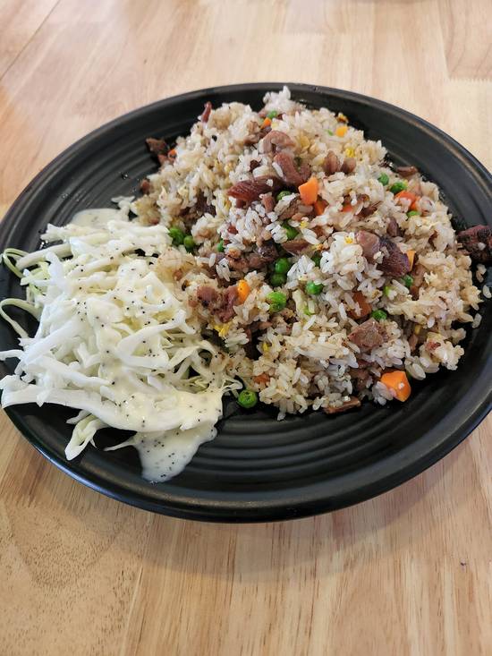 Order F3 Pork Fried Rice  food online from Happy Pho Time store, Bonney Lake on bringmethat.com