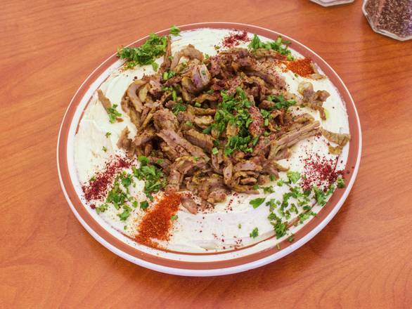 Order Hummus with Meat food online from Old Jerusalem store, San Francisco on bringmethat.com