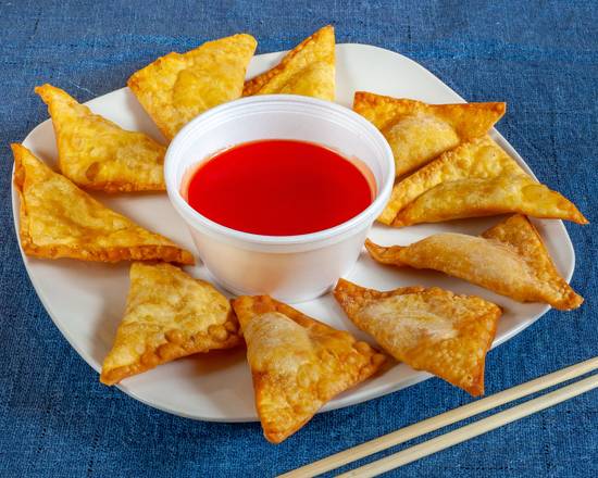 Order Crabmeat Rangoon (10 pcs) food online from Hunan To Go store, Stanley on bringmethat.com